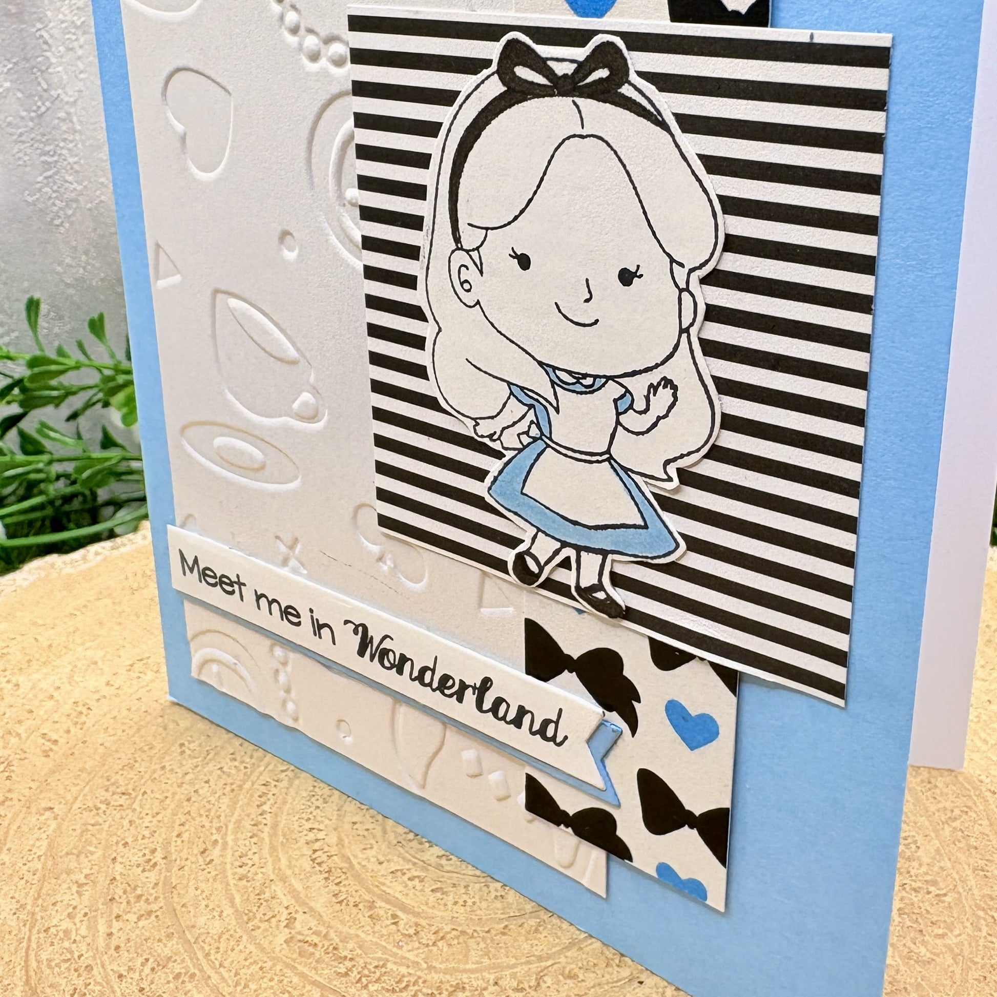 Meet Me In Wonderland Character Handmade Card-2