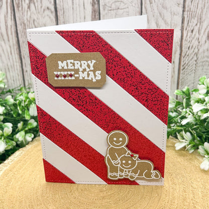 Merry XXX-mas Gingerbread Couple Rude Handmade Christmas Card-1