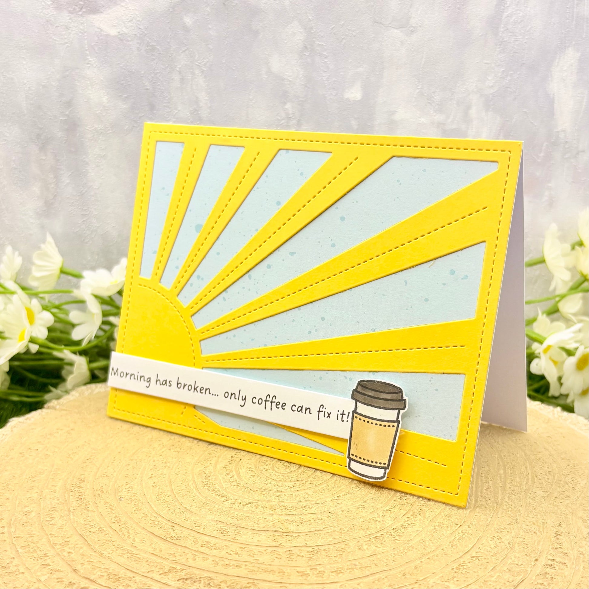 Morning Coffee Pun Handmade Card-1