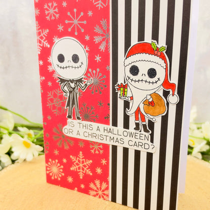 Nightmare Jack Handmade Halloween or Christmas Card-2