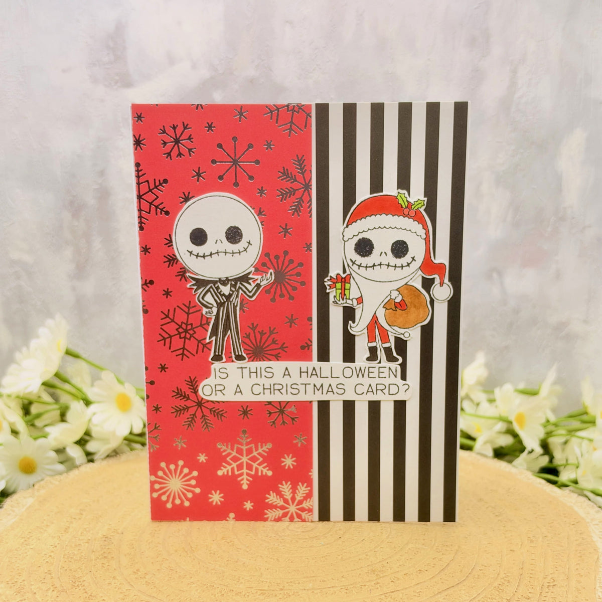 Nightmare Jack Handmade Halloween or Christmas Card