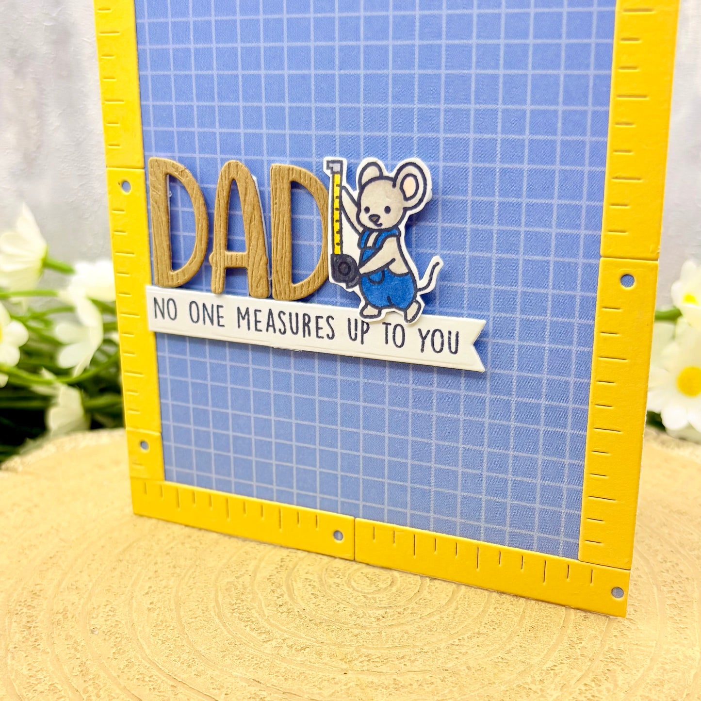 No One Measures To You Handmade Father's Day Card-2