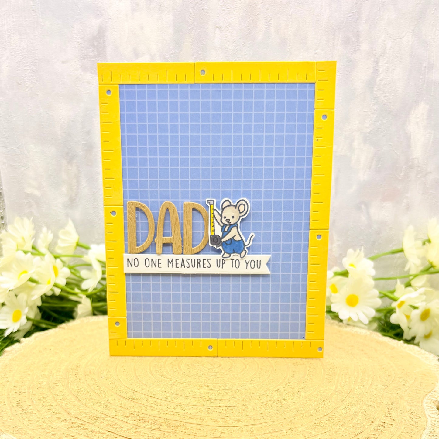 No One Measures To You Handmade Father's Day Card