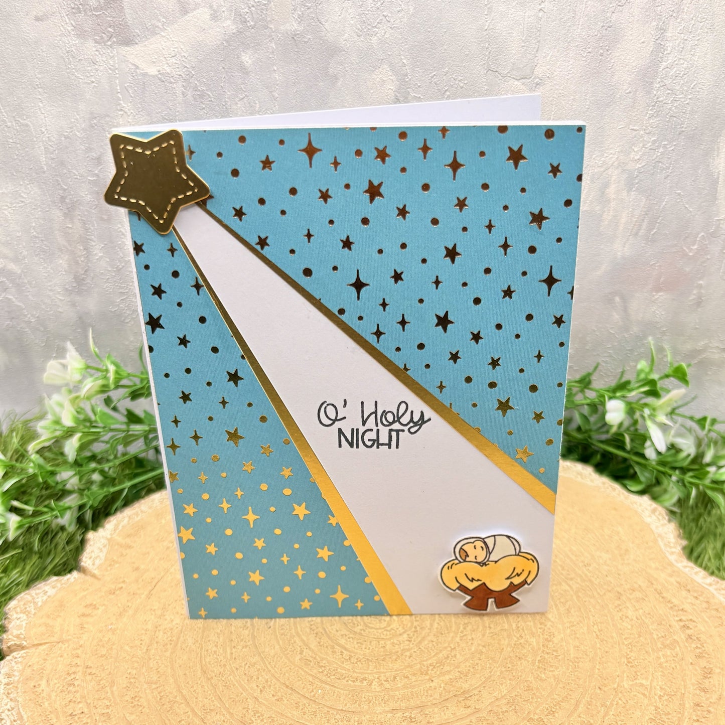 O'Holy Night Handmade Christmas Card-1