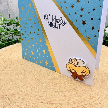 O'Holy Night Handmade Christmas Card-2
