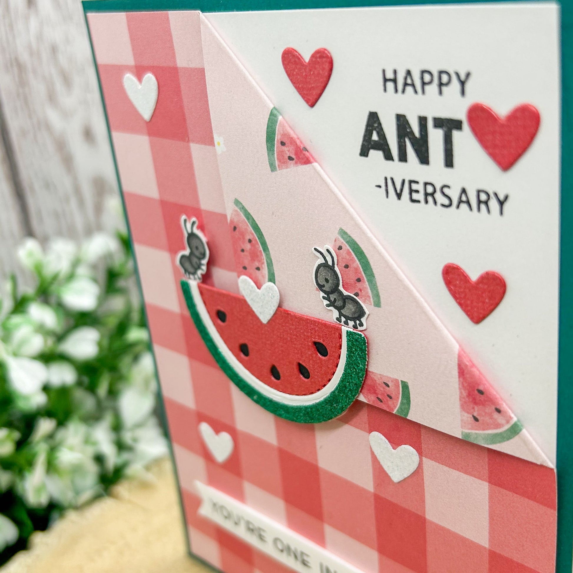 One In A Melon Handmade Anniversary Card-2