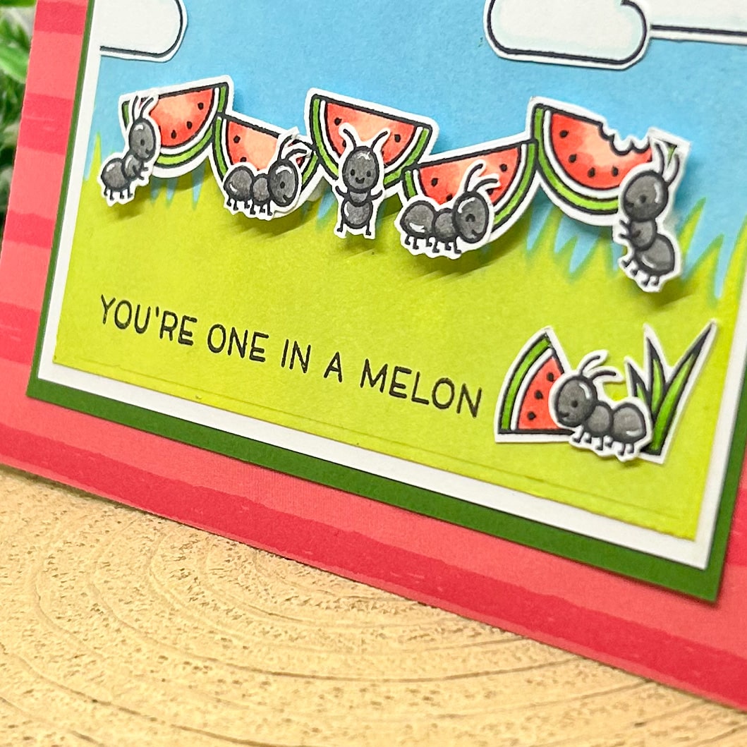 One In A Melon Handmade Birthday Card-2