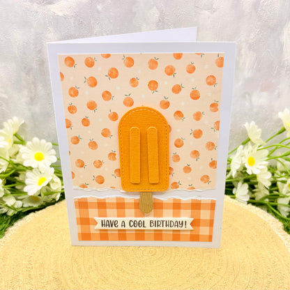 Colourful Ice Lolly Handmade Birthday Card (3 Colours Available)