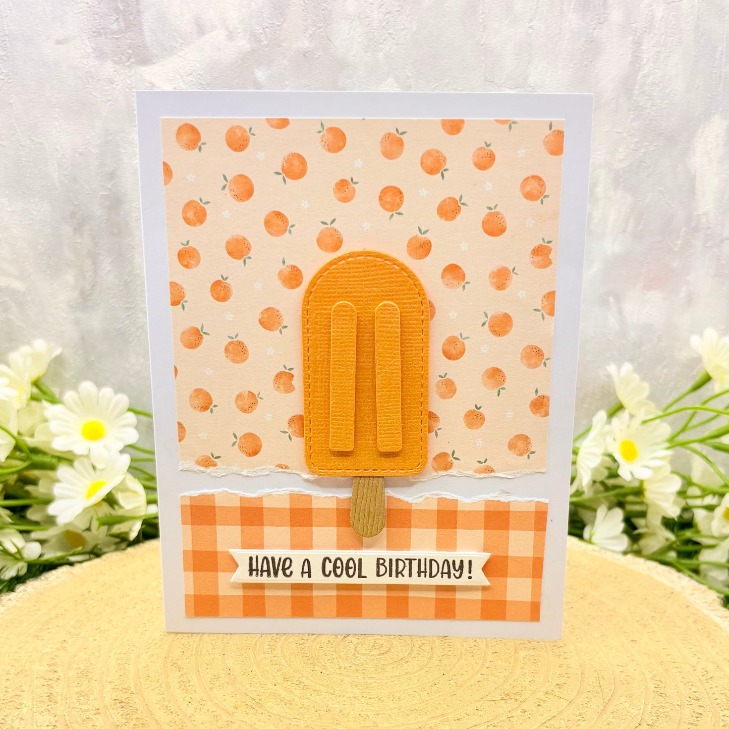 Colourful Ice Lolly Handmade Birthday Card (3 Colours Available)
