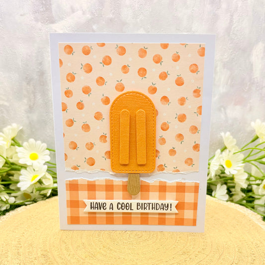 Colourful Ice Lolly Handmade Birthday Card (3 Colours Available)