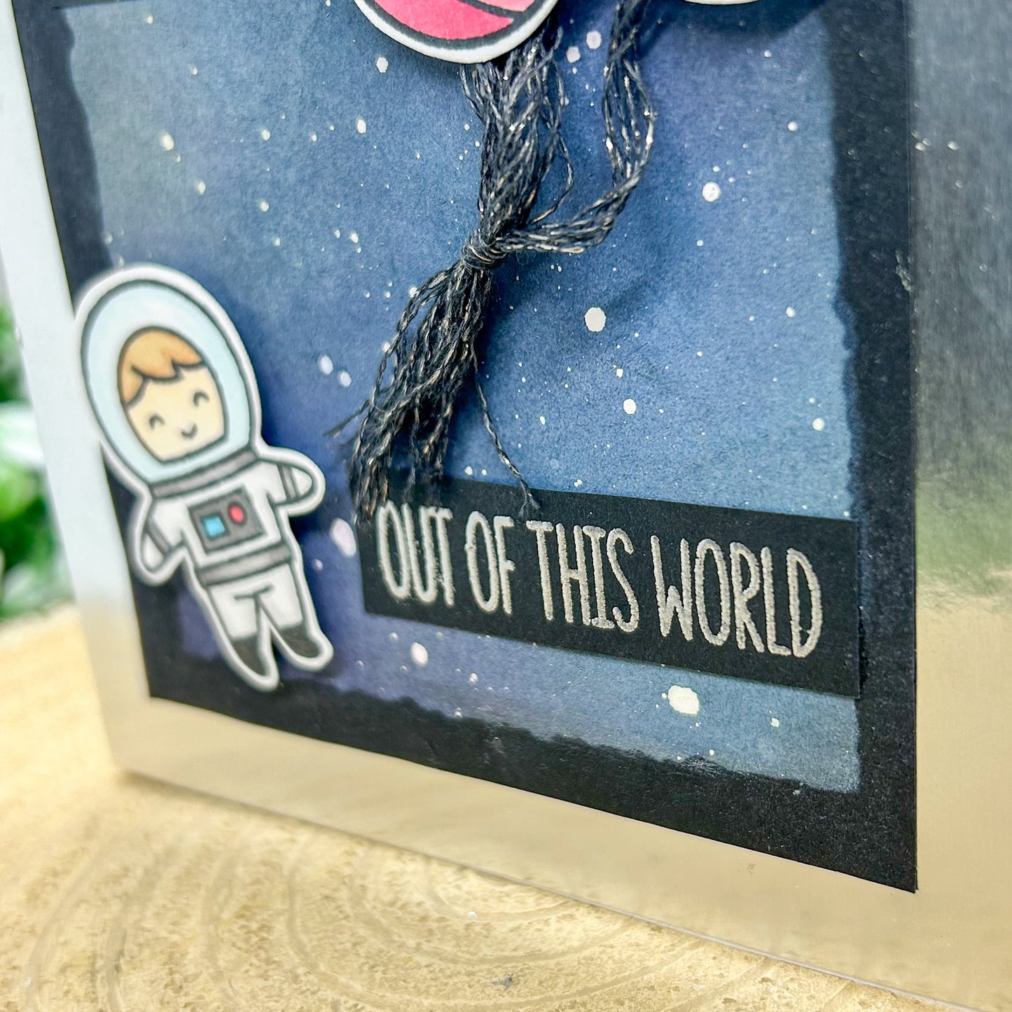 Out Of This World Astronaut Boy Handmade Birthday Card-2