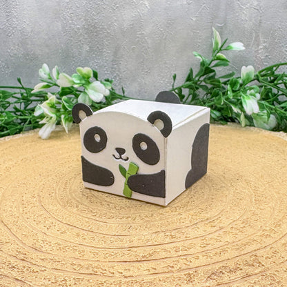 Panda Holding Bamboo Miniature Gift Box