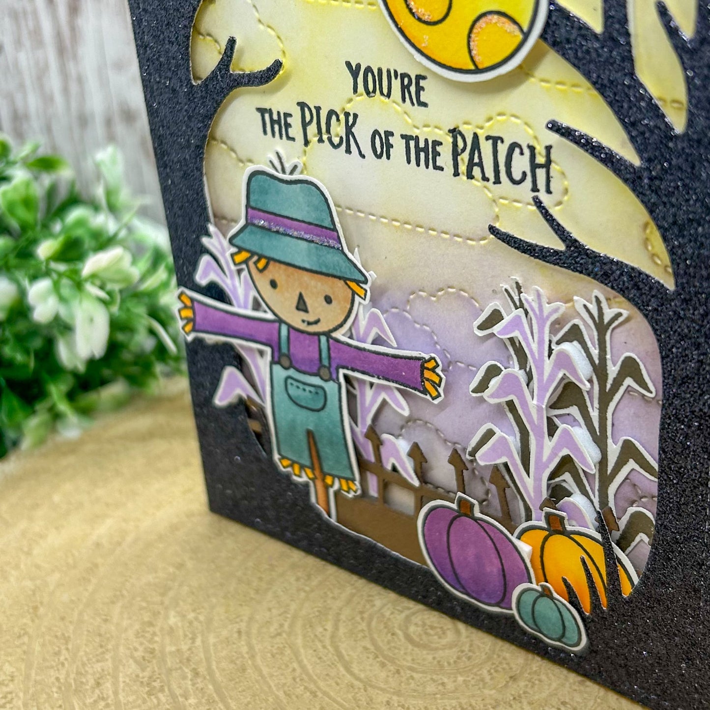 Pick Of The Patch Scarecrow Handmade Card