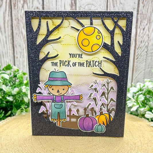Pick Of The Patch Scarecrow Handmade Card