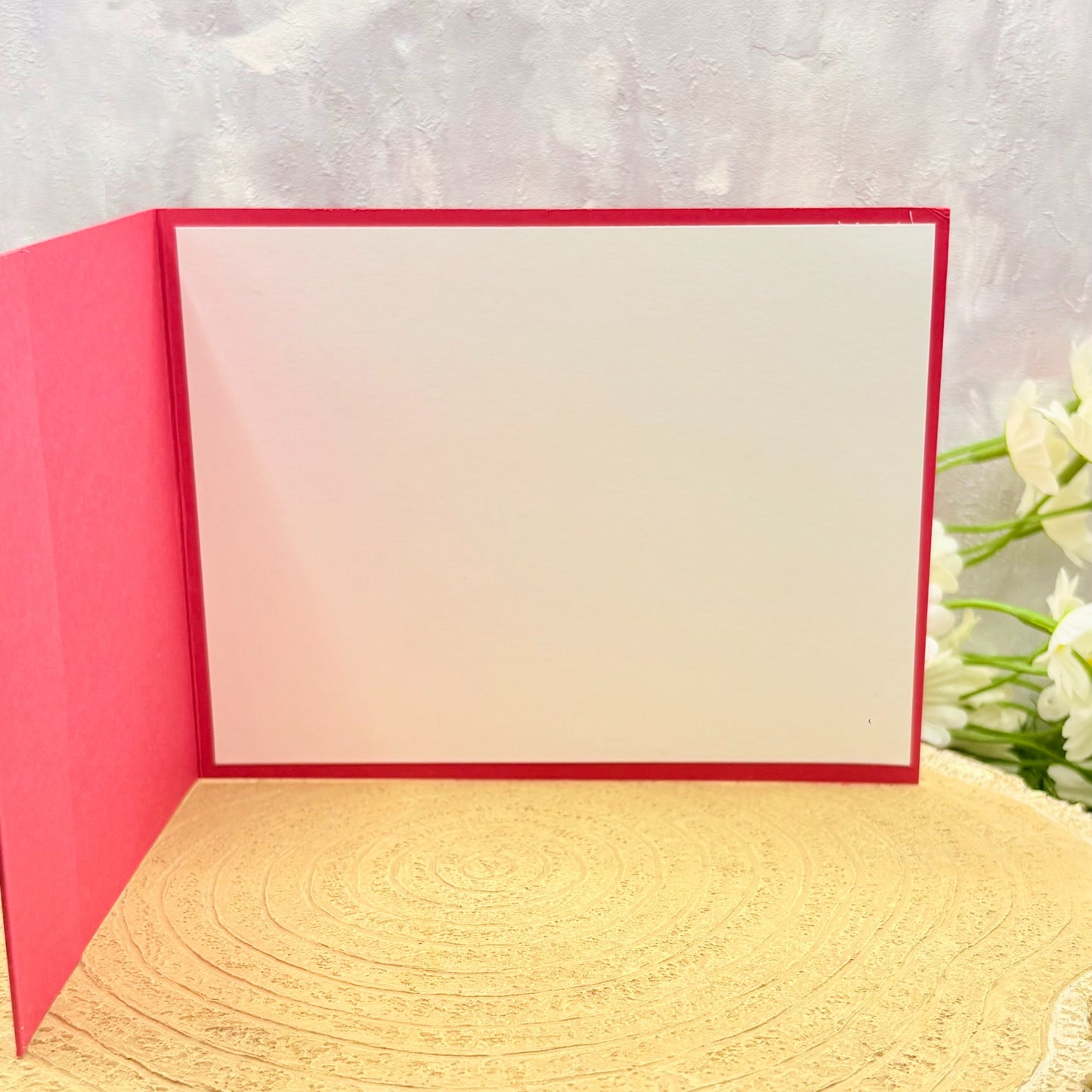 Pink Birthday Wishes Handmade Gift Card Holder Card-2