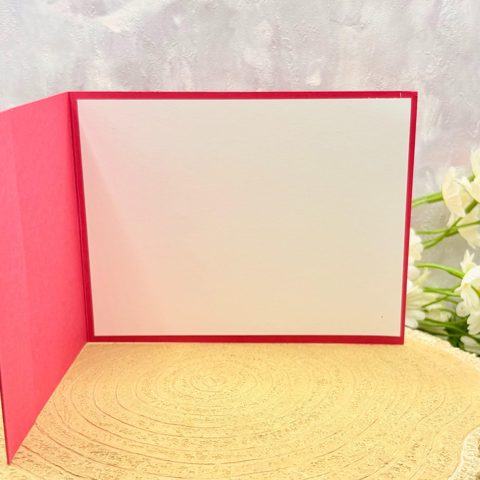 Pink Birthday Wishes Handmade Gift Card Holder Card-2
