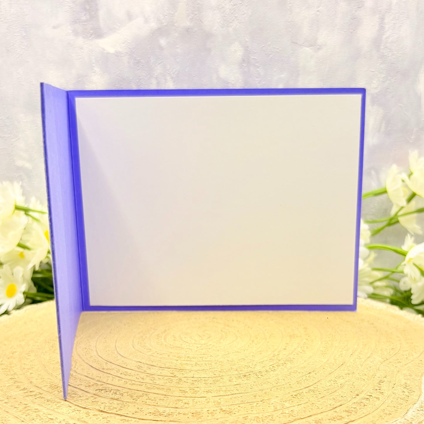 Purple Birthday Wishes Handmade Gift Card Holder Card-2