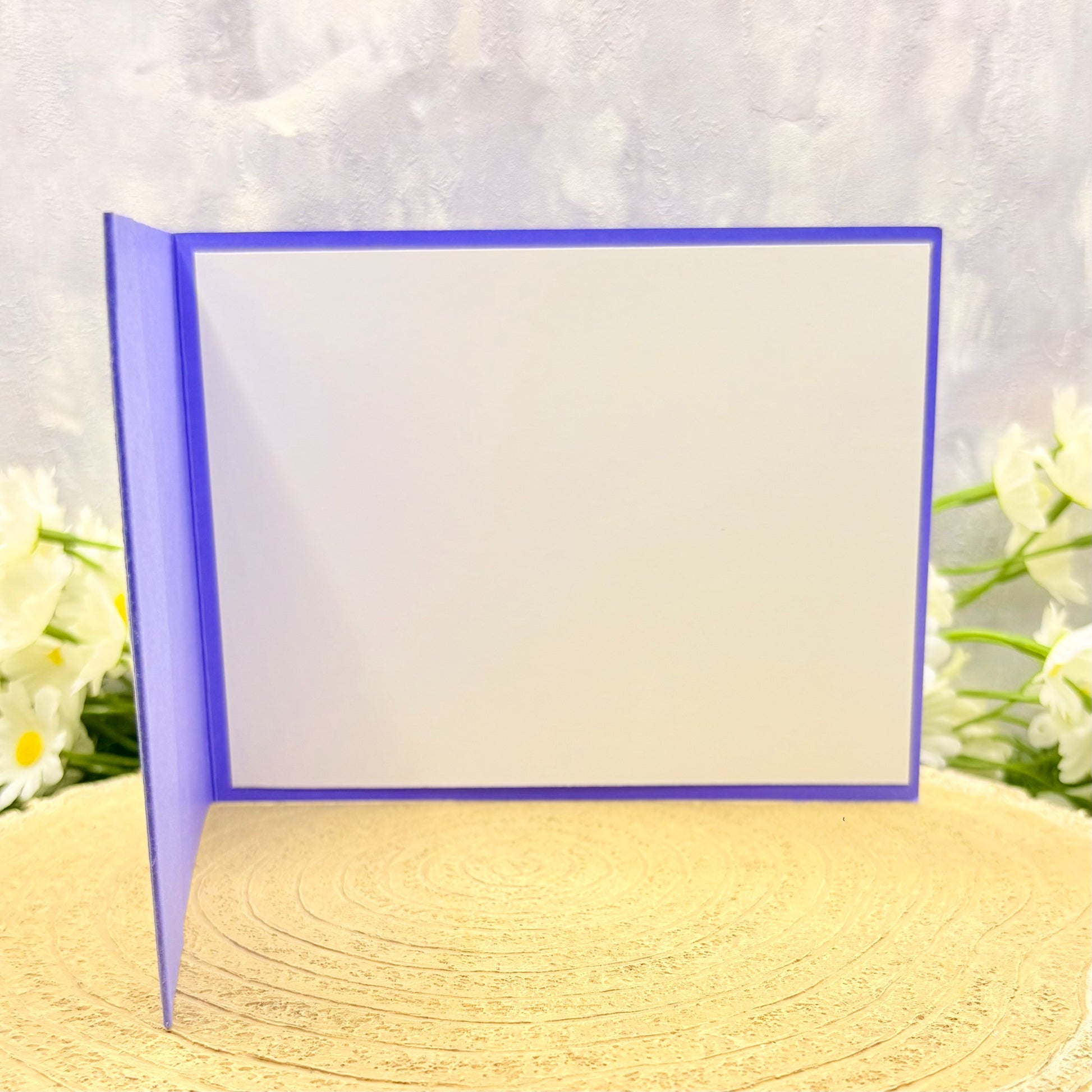 Purple Birthday Wishes Handmade Gift Card Holder Card-2