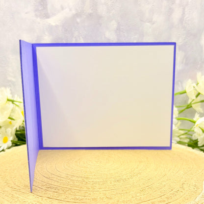 Purple Birthday Wishes Handmade Gift Card Holder Card-2
