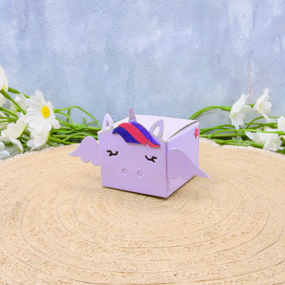 Purple Unicorn Miniature Gift Box