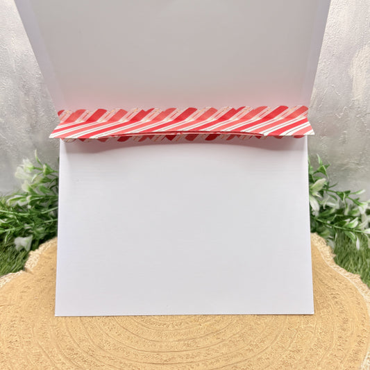 Red & Gold Gift Card Holder Handmade Christmas Card-1