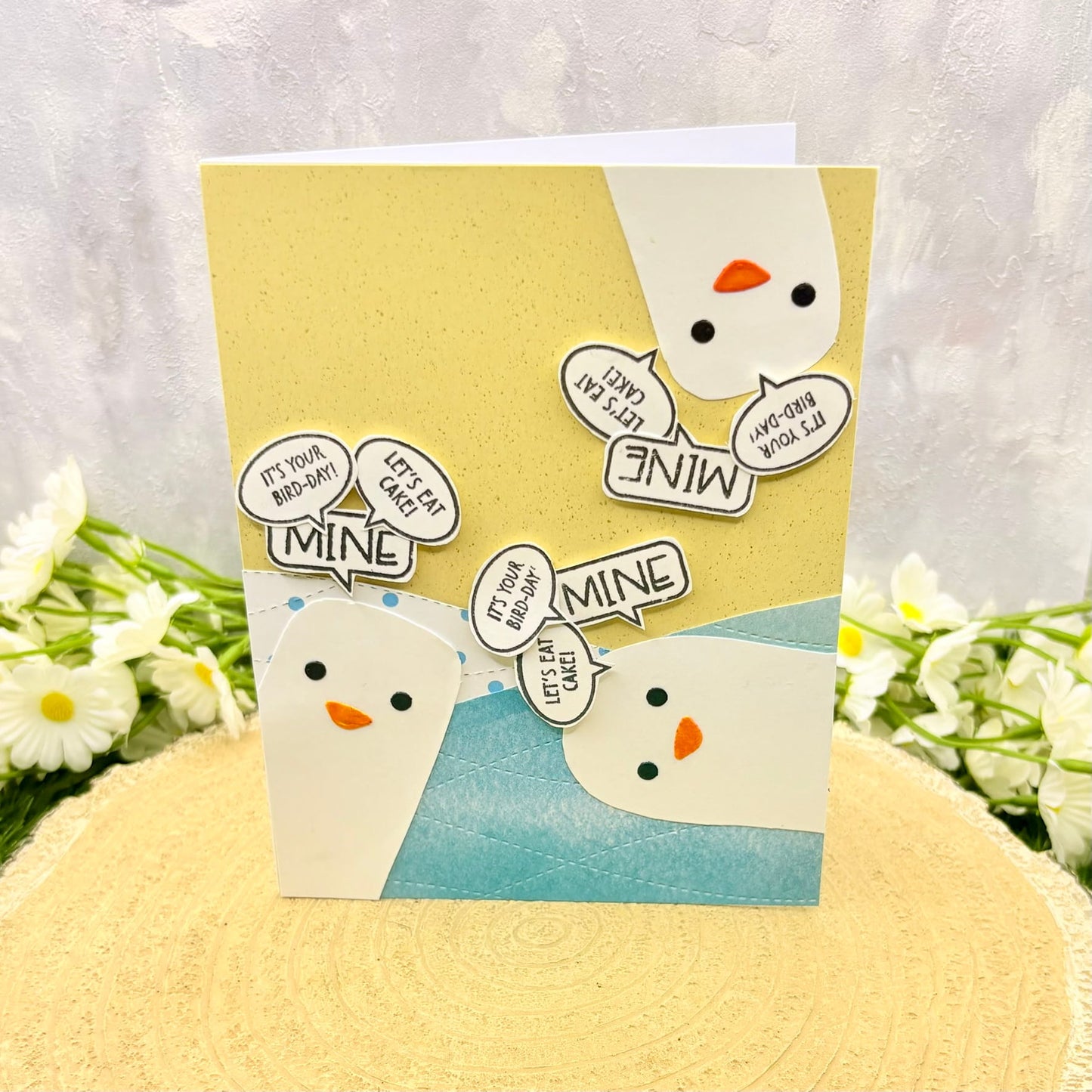 Seagulls Quotes Handmade Birthday Card-1