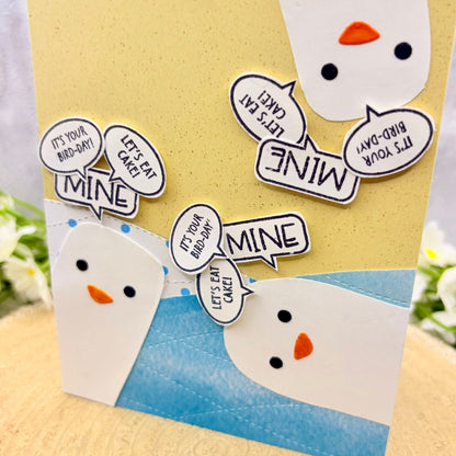 Seagulls Quotes Handmade Birthday Card-2