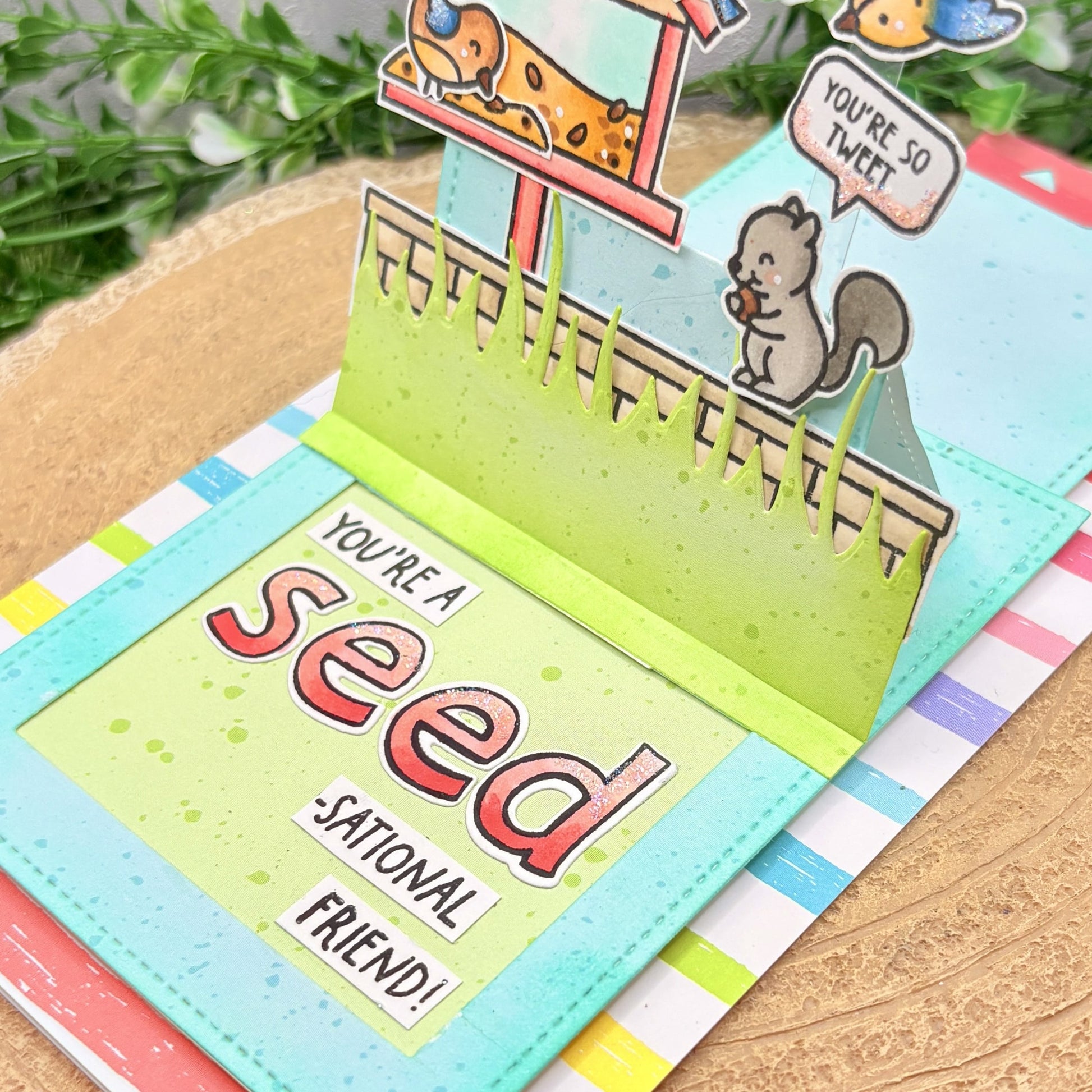 Seed-sational Friend Handmade Pull Tab Card-2