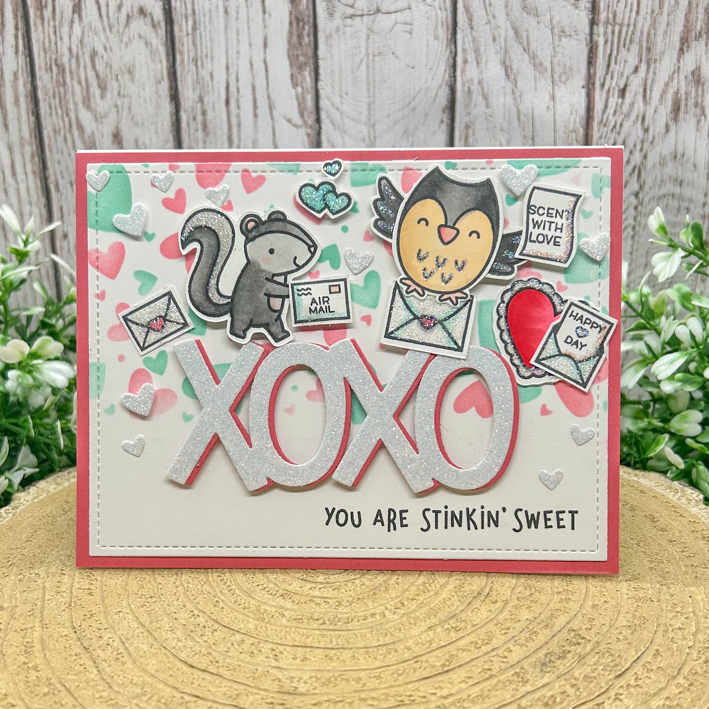 Stinkin' Sweet Handmade Valentine's Day Card