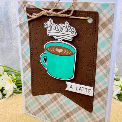 Thanks A Latte Handmade Thank You Card-2