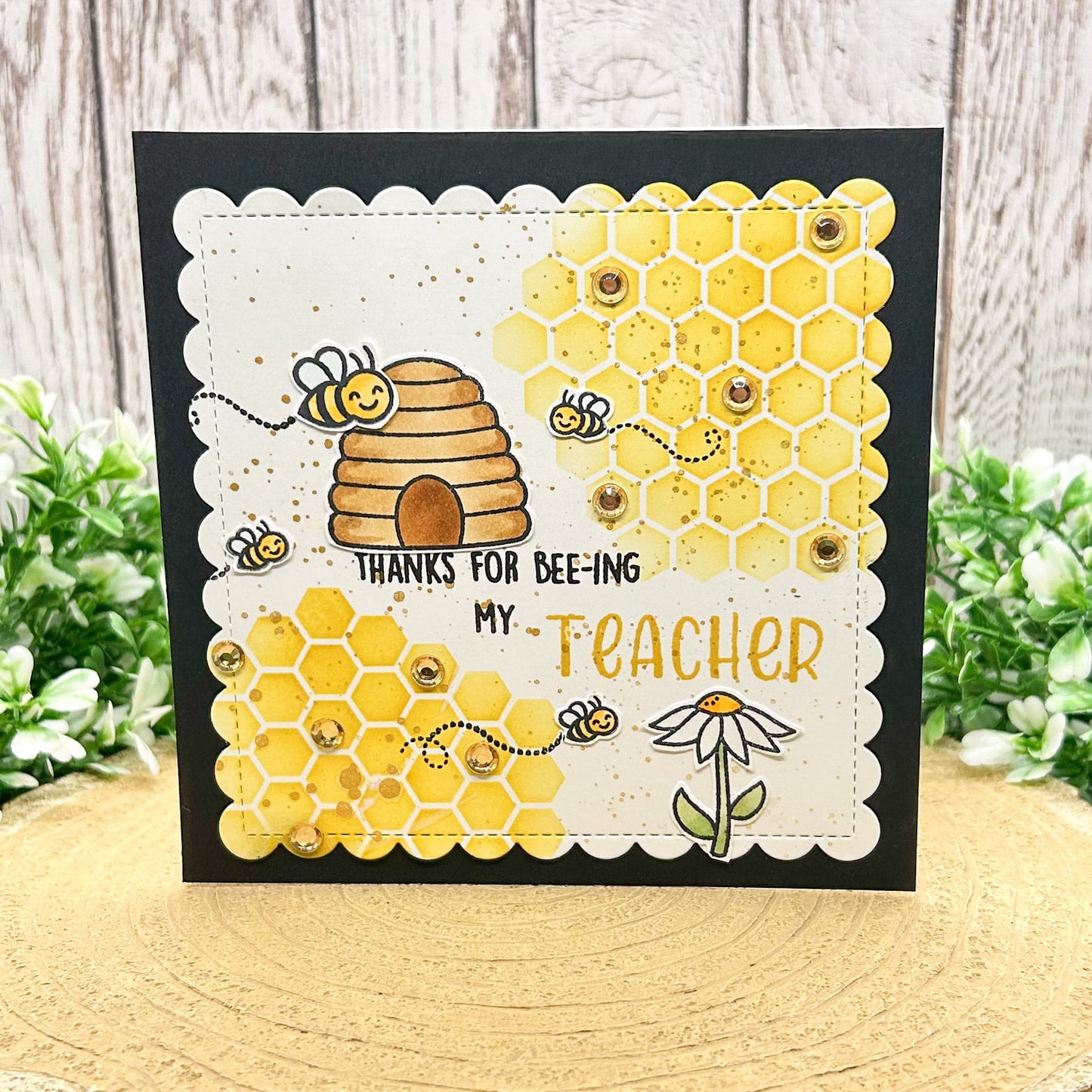 Thanks For BEE-ing My Teacher Handmade Thank You Card