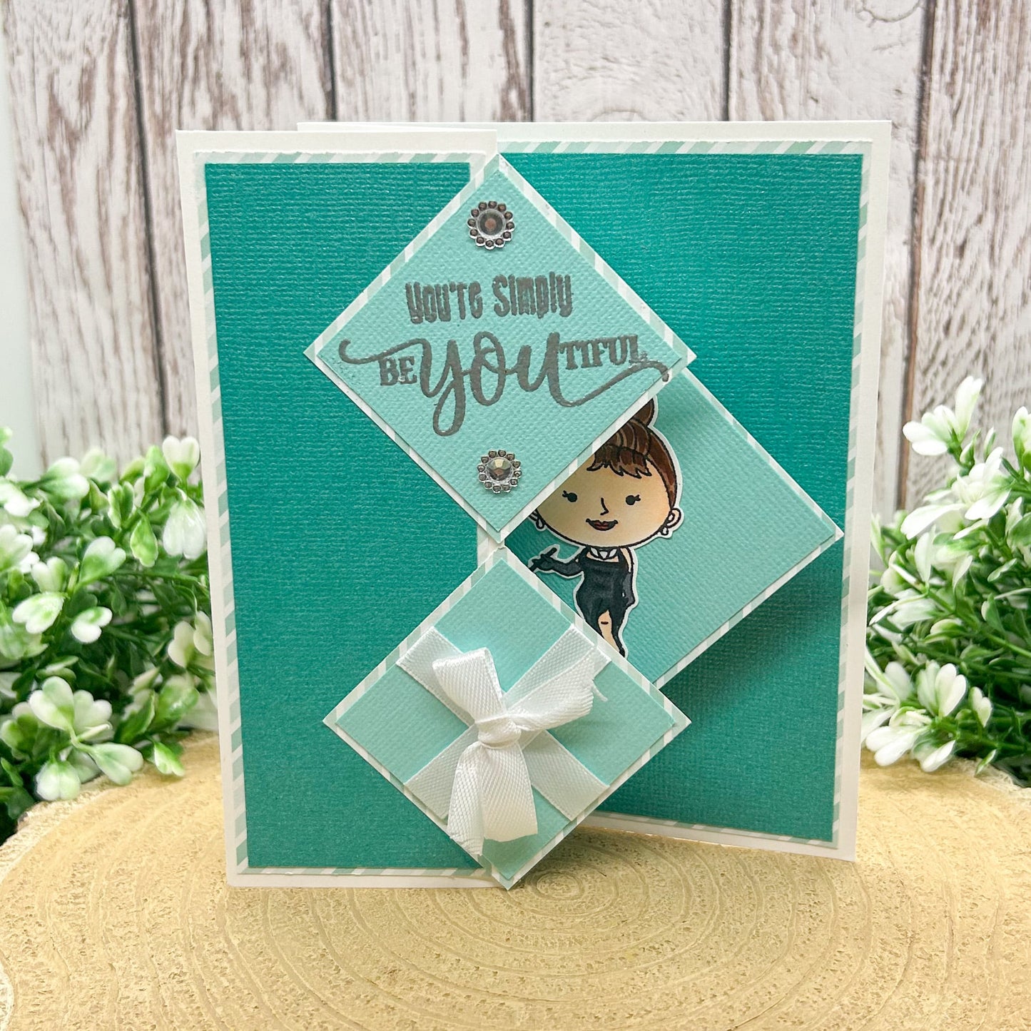 Tiffany's Actress Be-you-tiful Character Handmade Card-1