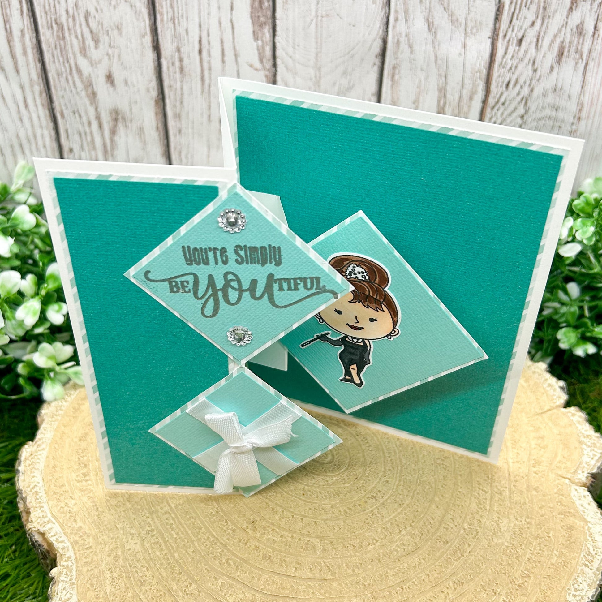 Tiffany's Actress Be-you-tiful Character Handmade Card-2