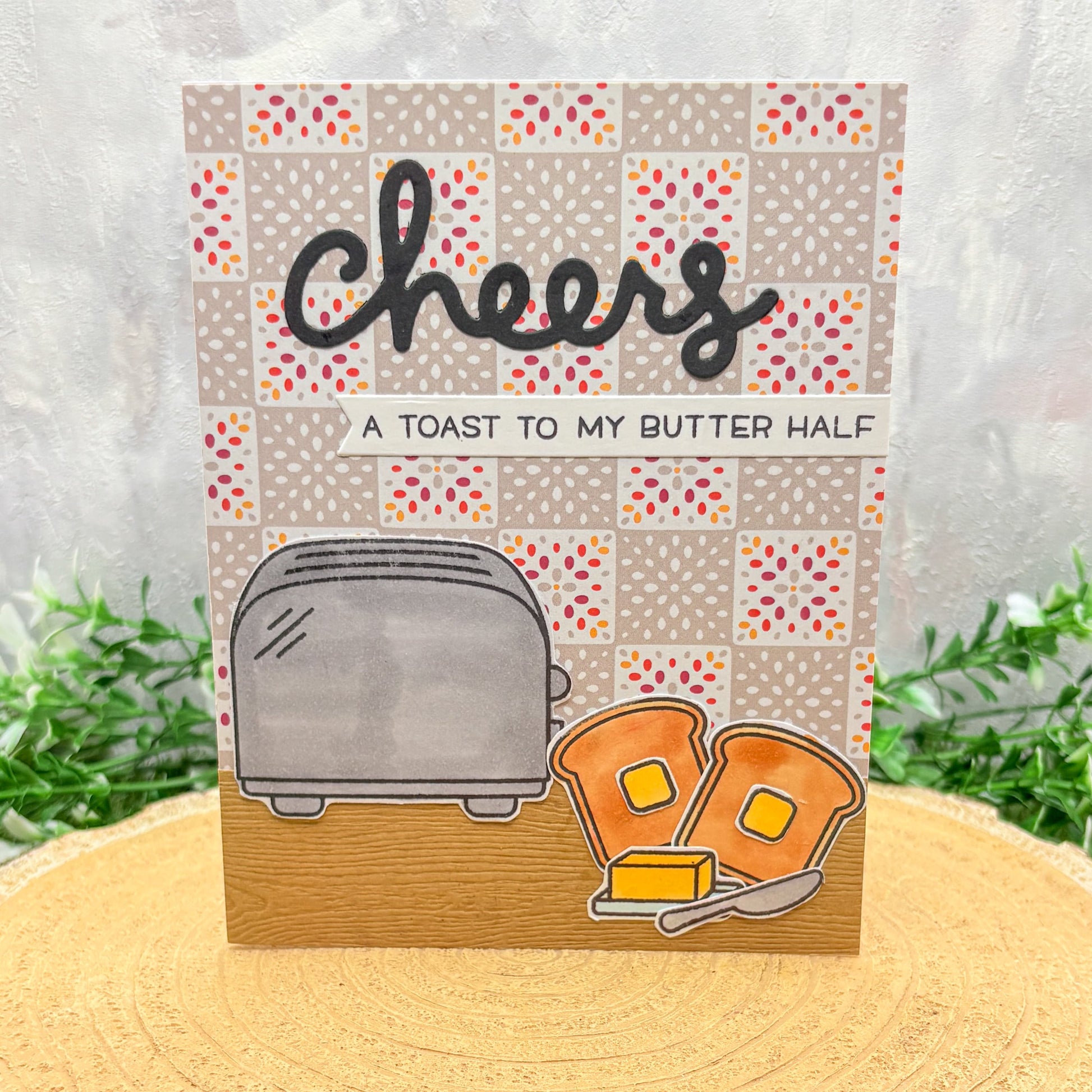To My Butter Half Funny Handmade Anniversary Card