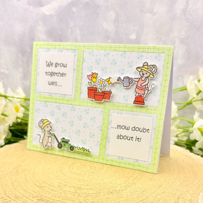 We Grow Together Love/Anniversary Handmade Card-2