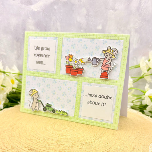 We Grow Together Love/Anniversary Handmade Card-2