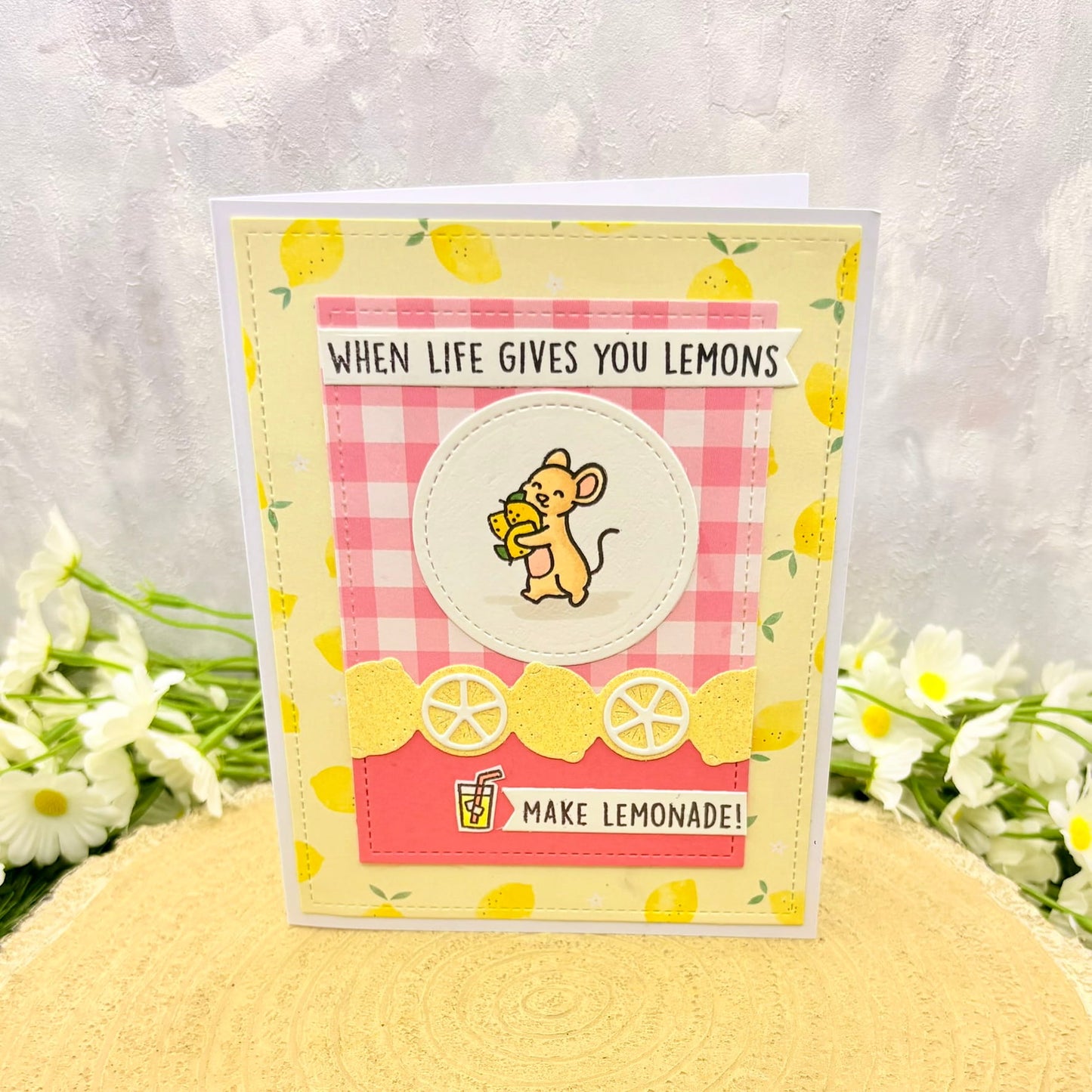 When Life Gives You Lemons Handmade Card-1
