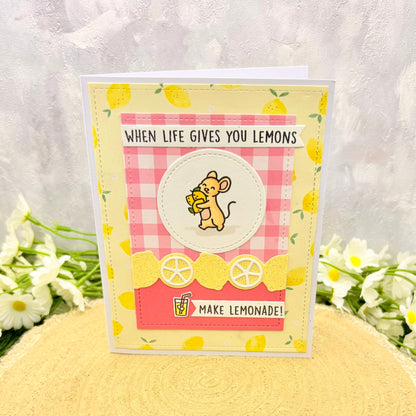 When Life Gives You Lemons Handmade Card-1