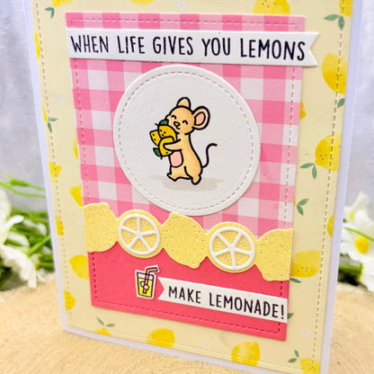 When Life Gives You Lemons Handmade Card-2