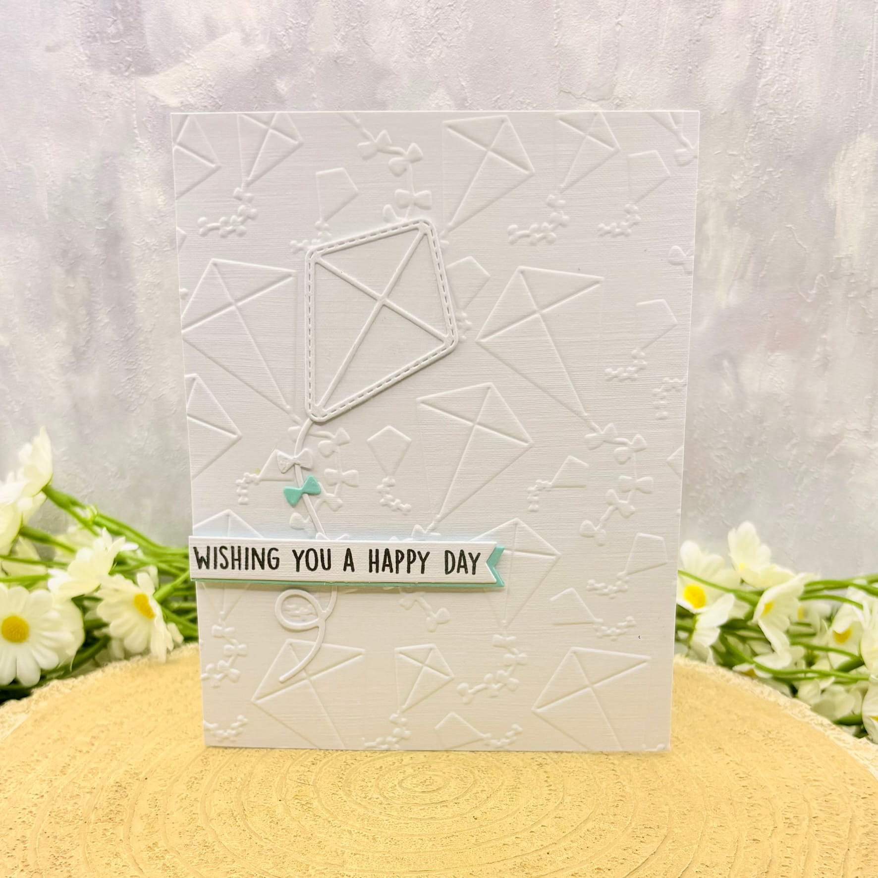 White Kites Handmade Birthday Card