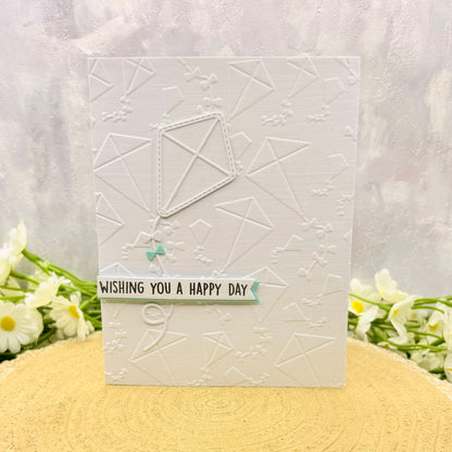 White Kites Handmade Birthday Card
