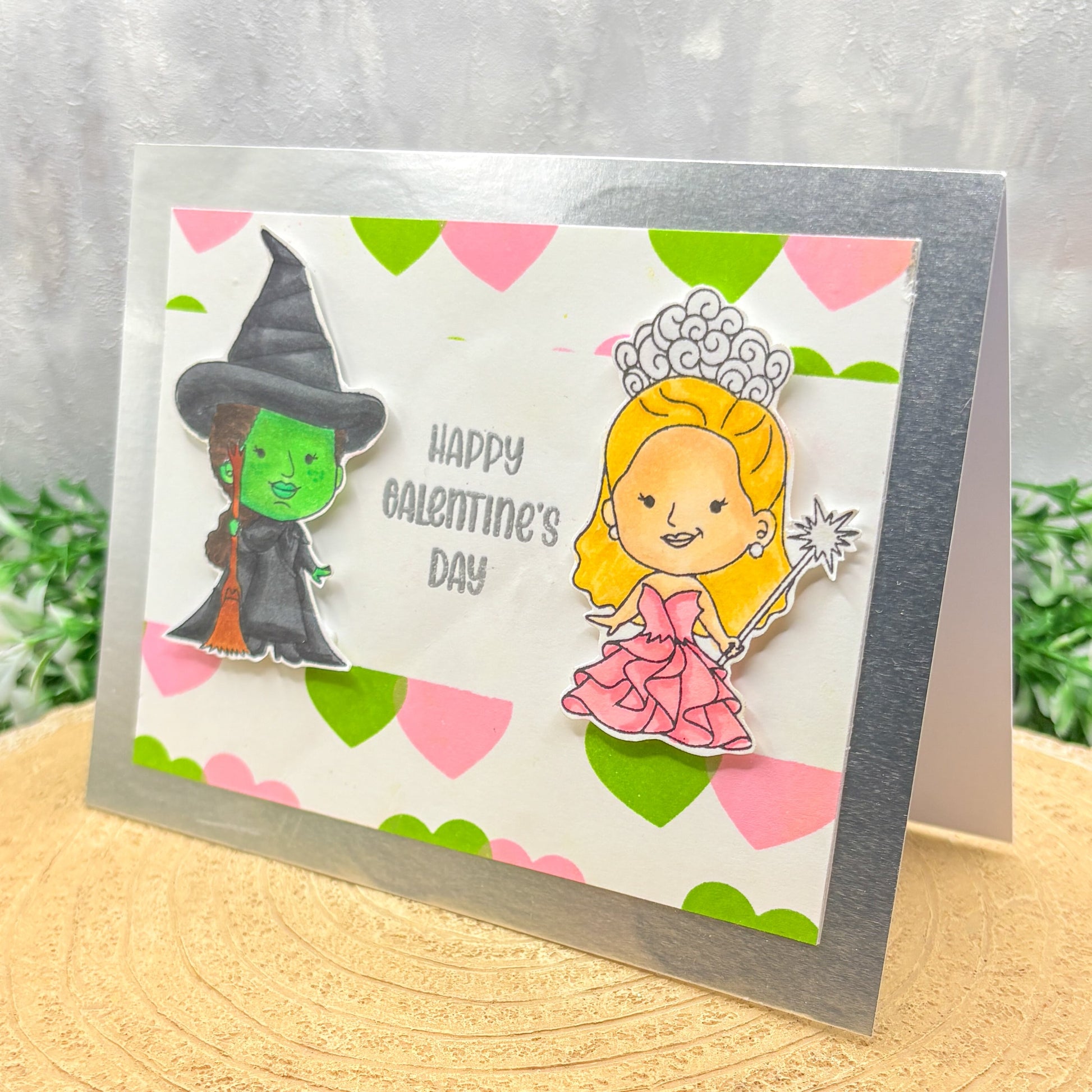 Witch Friends Handmade Galentine's Day Card-1