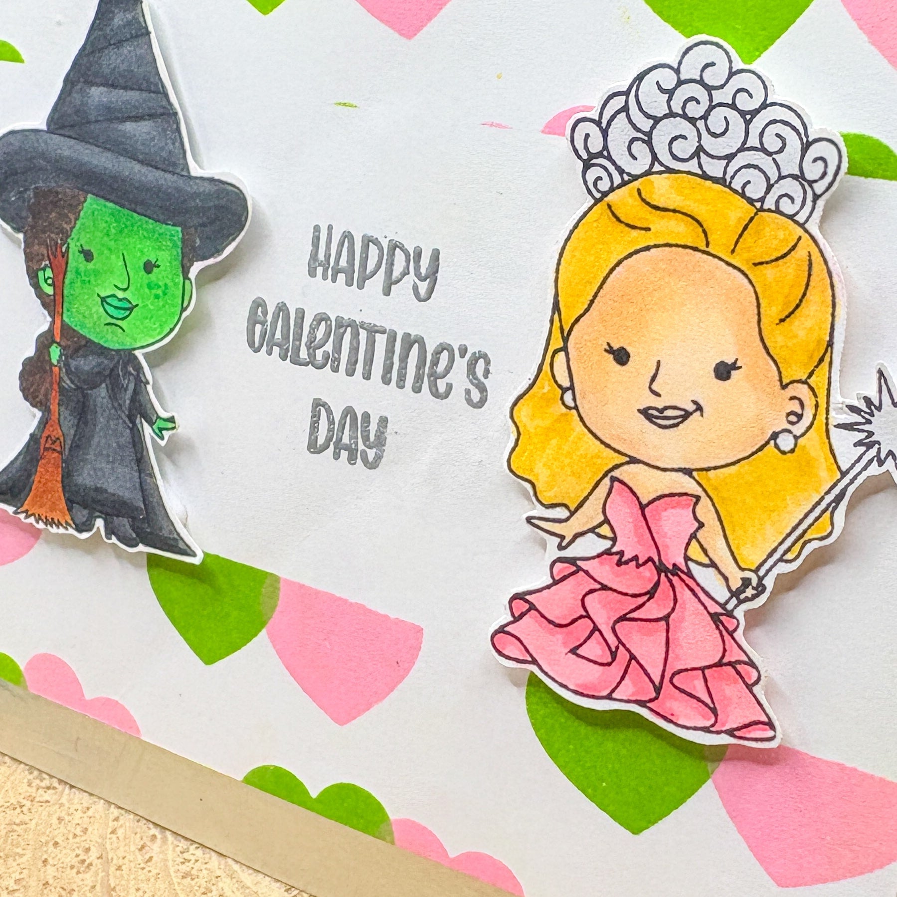 Witch Friends Handmade Galentine's Day Card-2