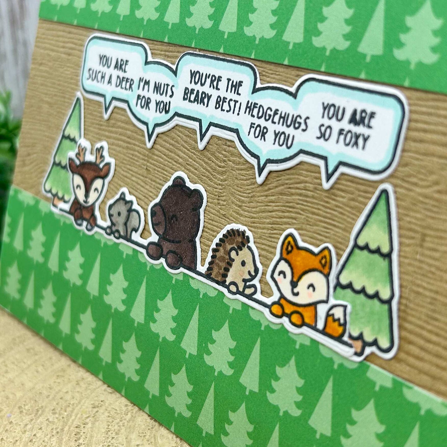 Woodland Animal Funny Puns Handmade Card-2