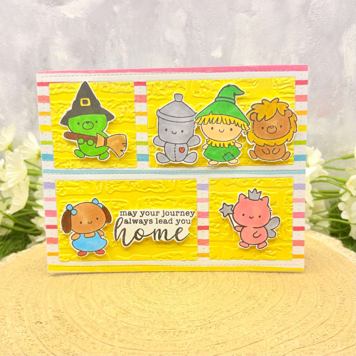 Yellow Brick Road Friends Handmade Character Card