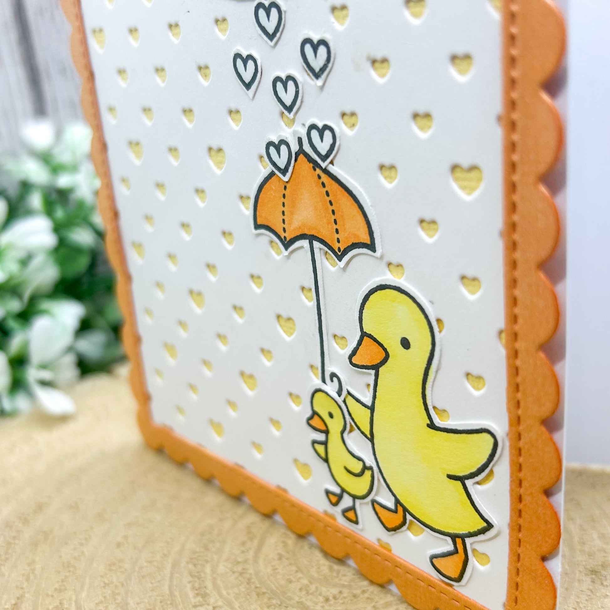 Yellow Chicks Handmade Baby Shower Card-2