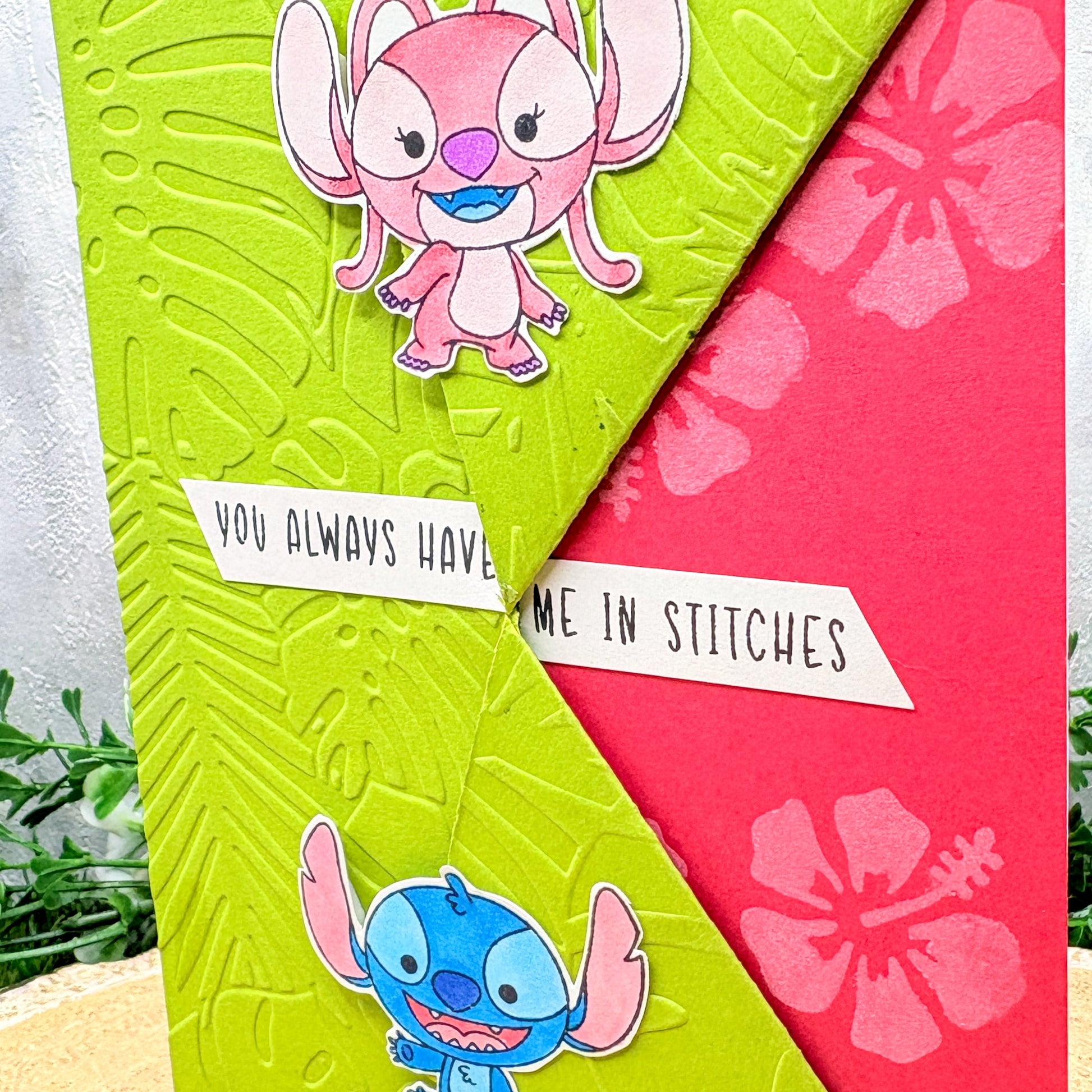 You Always Have Me In Stitches Handmade Character Themed Card-2