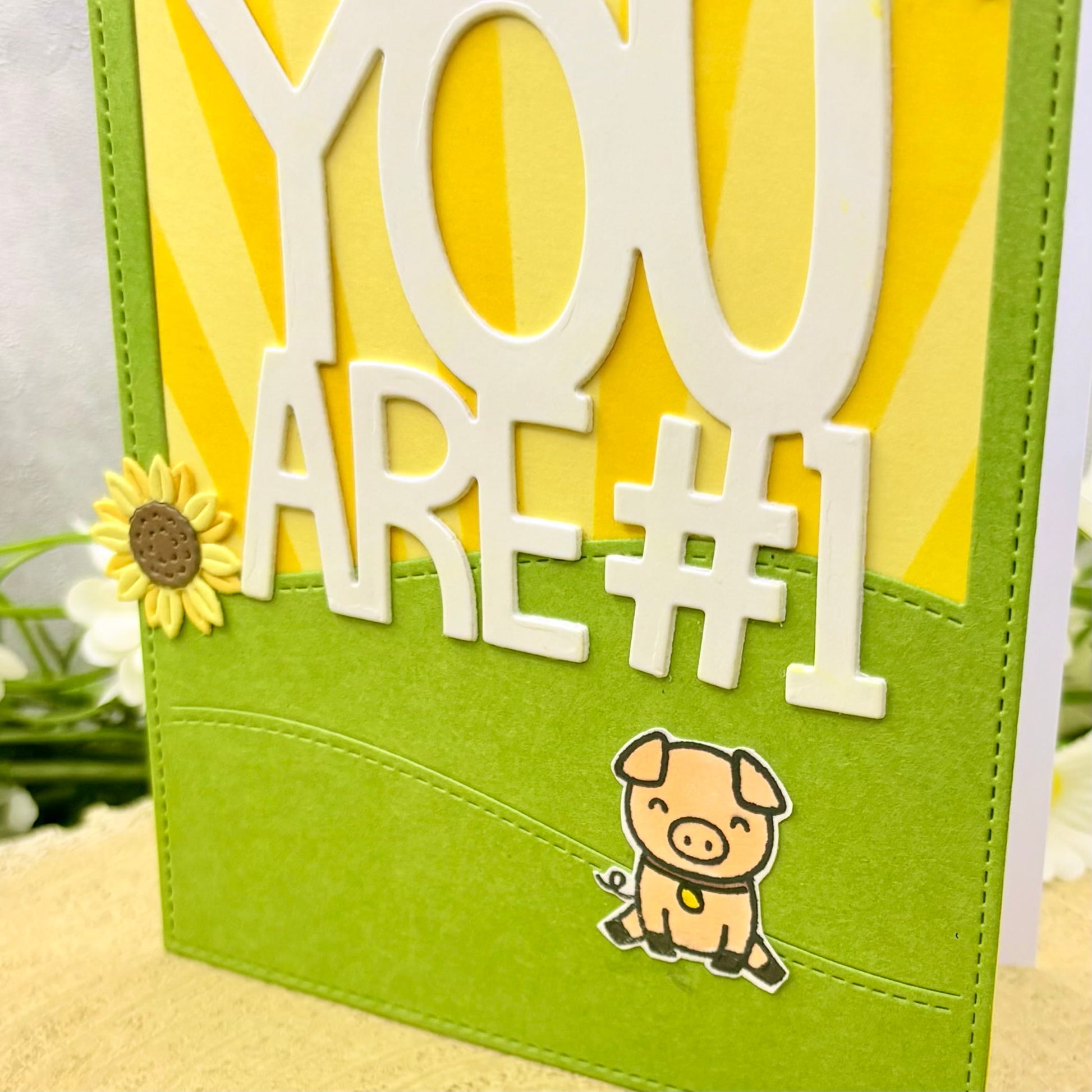You Are No. 1 Handmade Birthday Card-2
