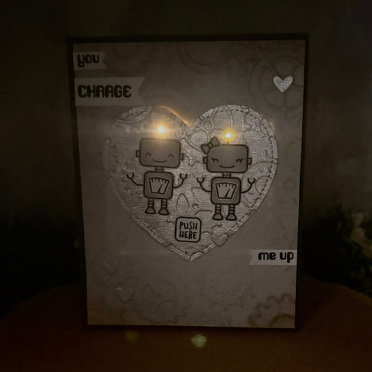 You Charge Me Up Handmade Light Up Valentine's Day Card-1