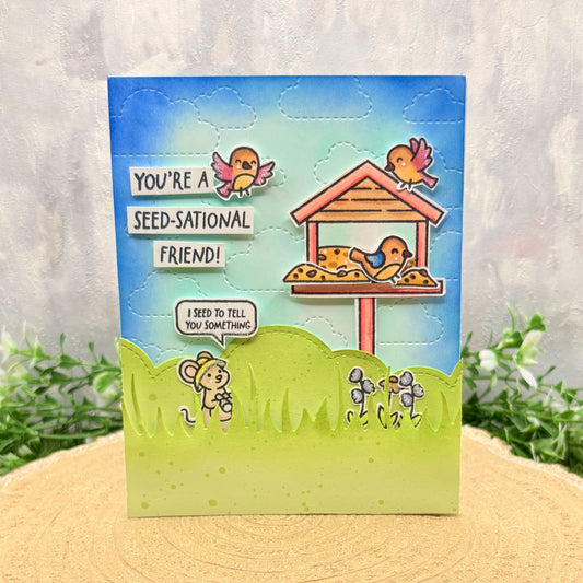 You're A Seed-sational Friend Handmade Card